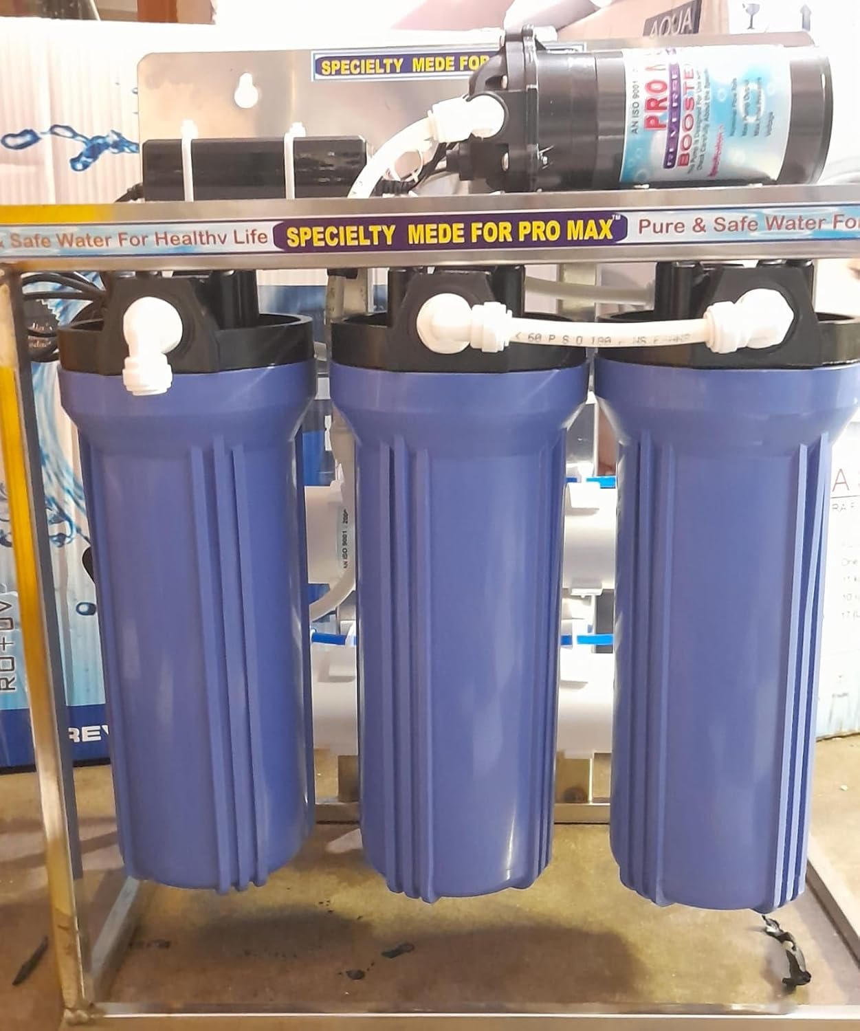 PRO SHINE COPPER ALKALINE RO WATER FILTER COPPER +ZINC+ ALKALINE- 7 SATGE 15-L RO+UV+TDS CONTROLLER+ WATER FILTER